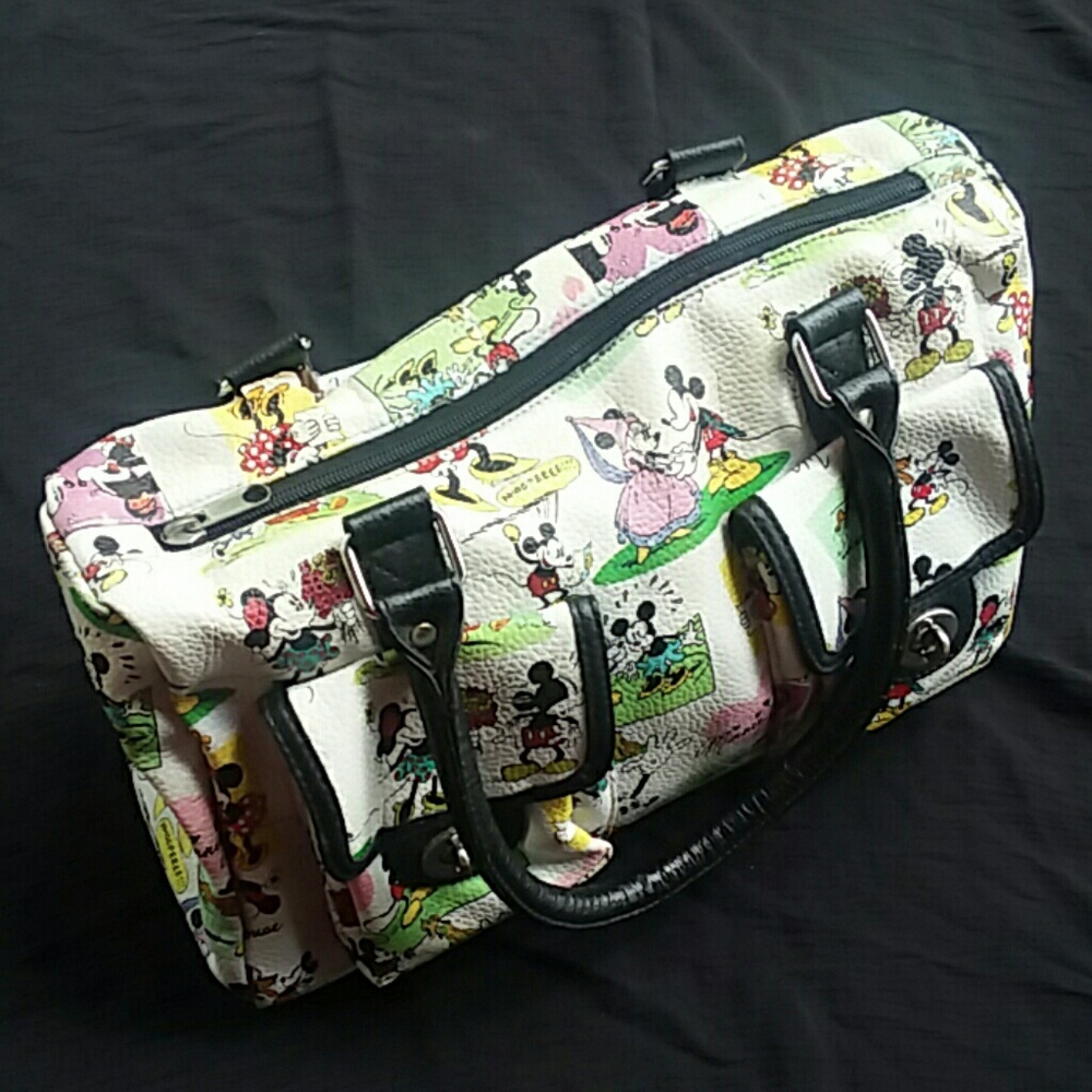 Disney Classic Micky Minnie Mouse Purse bag *flawed - Picture 6 of 6